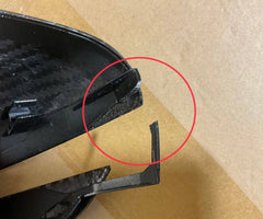 Kies-Motorsports Open Box Item OPEN BOX - BMW G8X Dry Carbon Fiber Mirror Cap Replacements (One Side Broken)