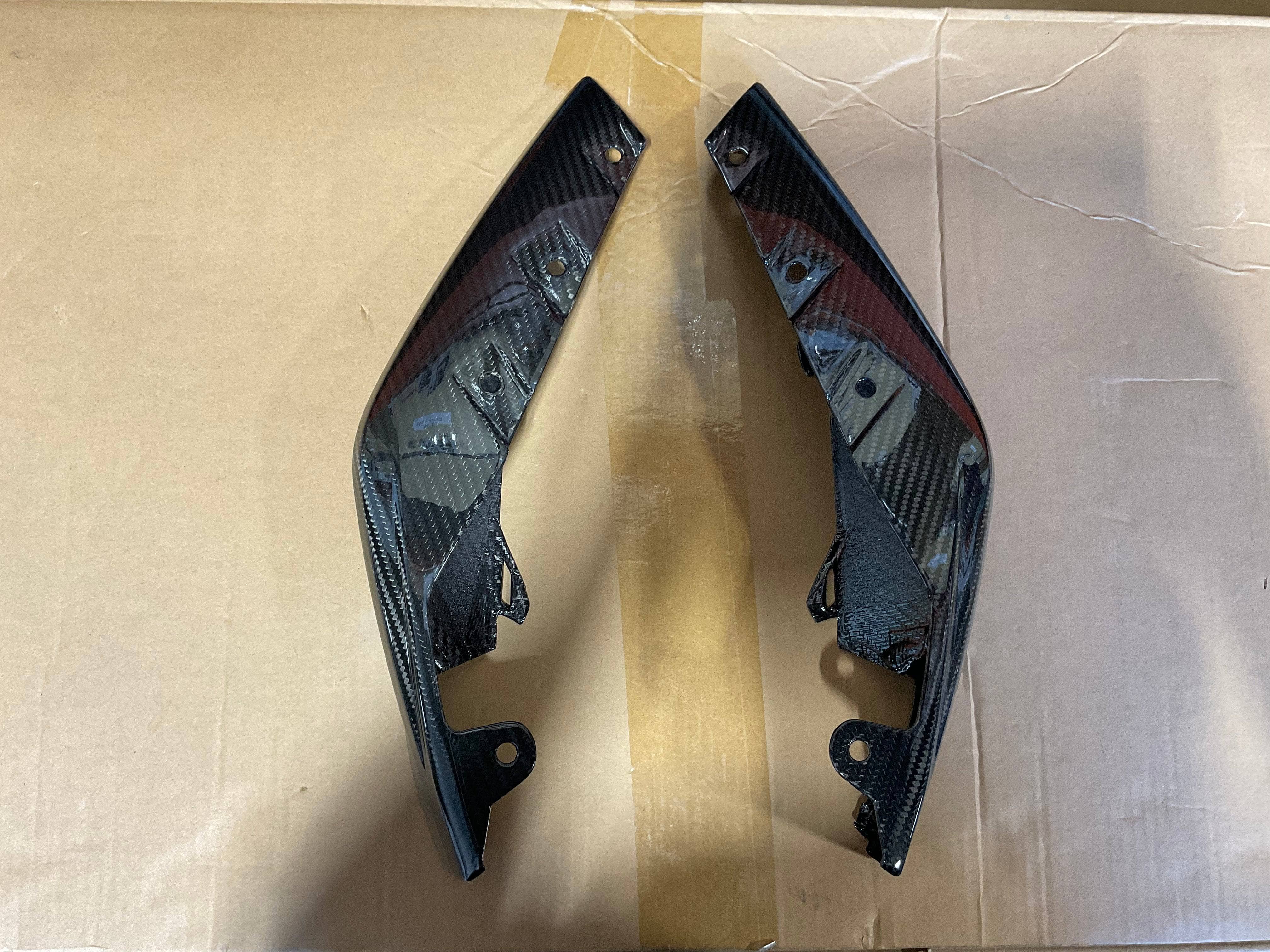 Kies-Motorsports Open Box Item OPEN BOX - BMW G8X OEM Style Dry Carbon Fiber Front Splitters
