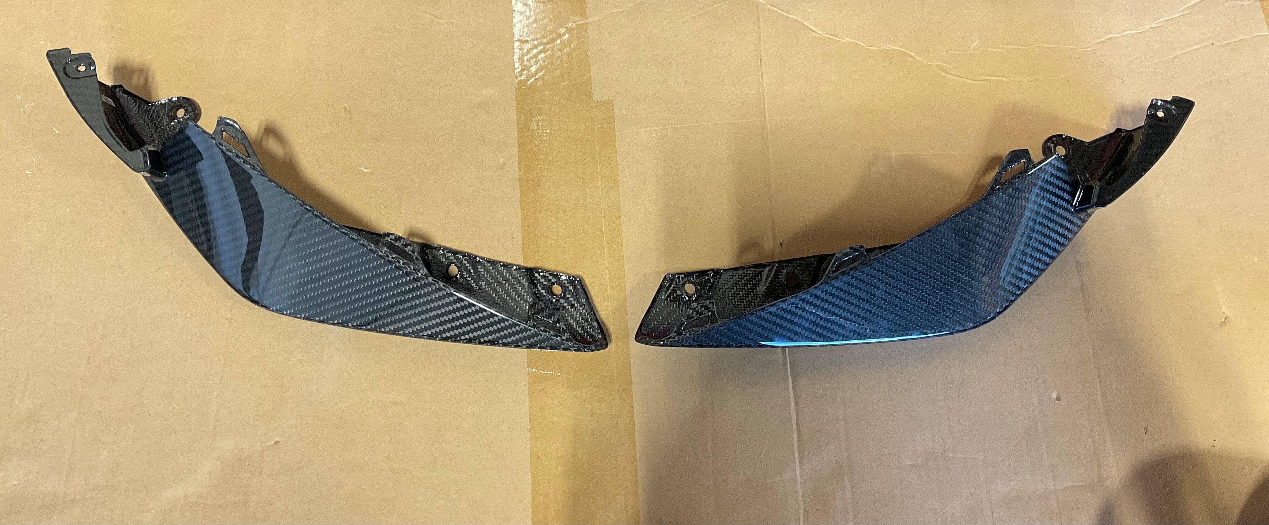 Kies-Motorsports Open Box Item OPEN BOX - BMW G8X OEM Style Dry Carbon Fiber Front Splitters