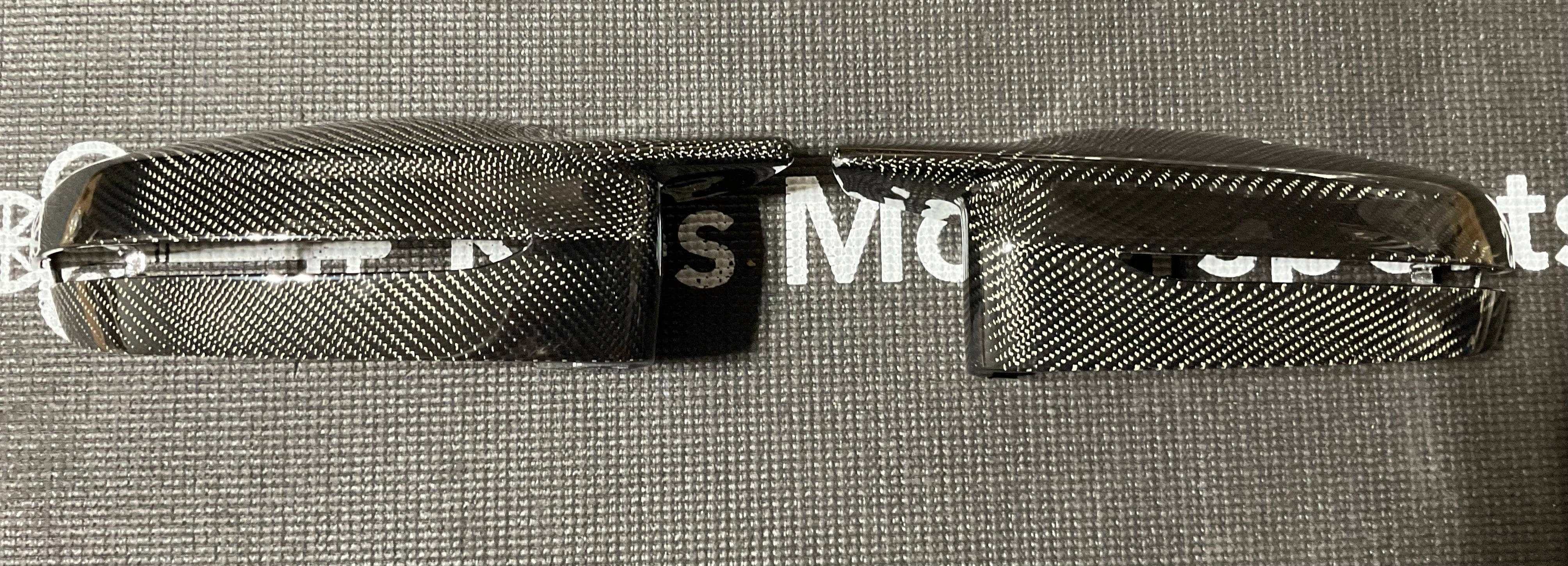 Kies-Motorsports Open Box Item OPEN BOX - BMW G8X Wet Carbon Fiber Replacement Mirror Caps (Broken Passenger Side)