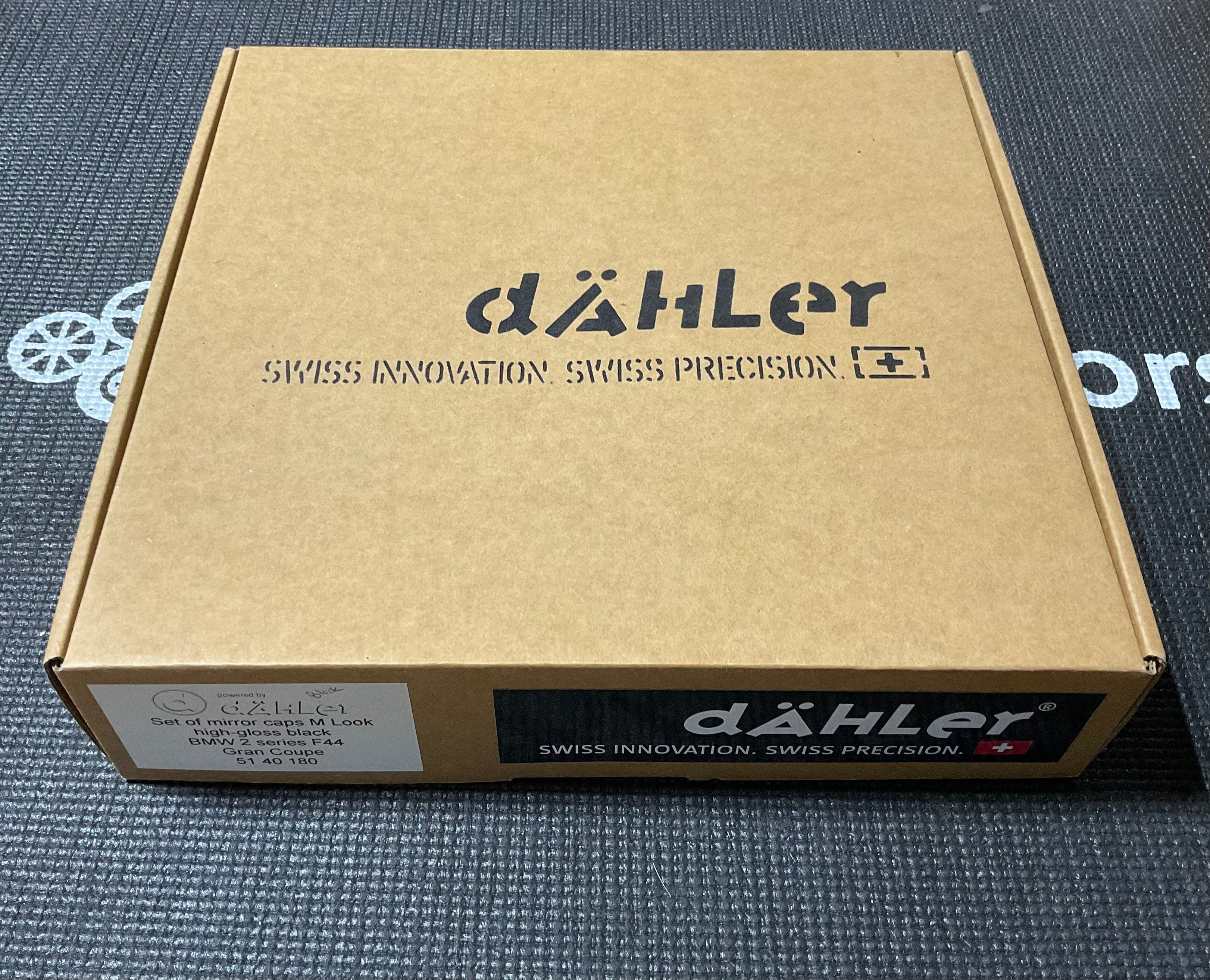 Kies-Motorsports Open Box Item OPEN BOX - Dahler Gloss Black M-Style Mirror Caps for BMW 2 Series F44 M235i Gran Coupe