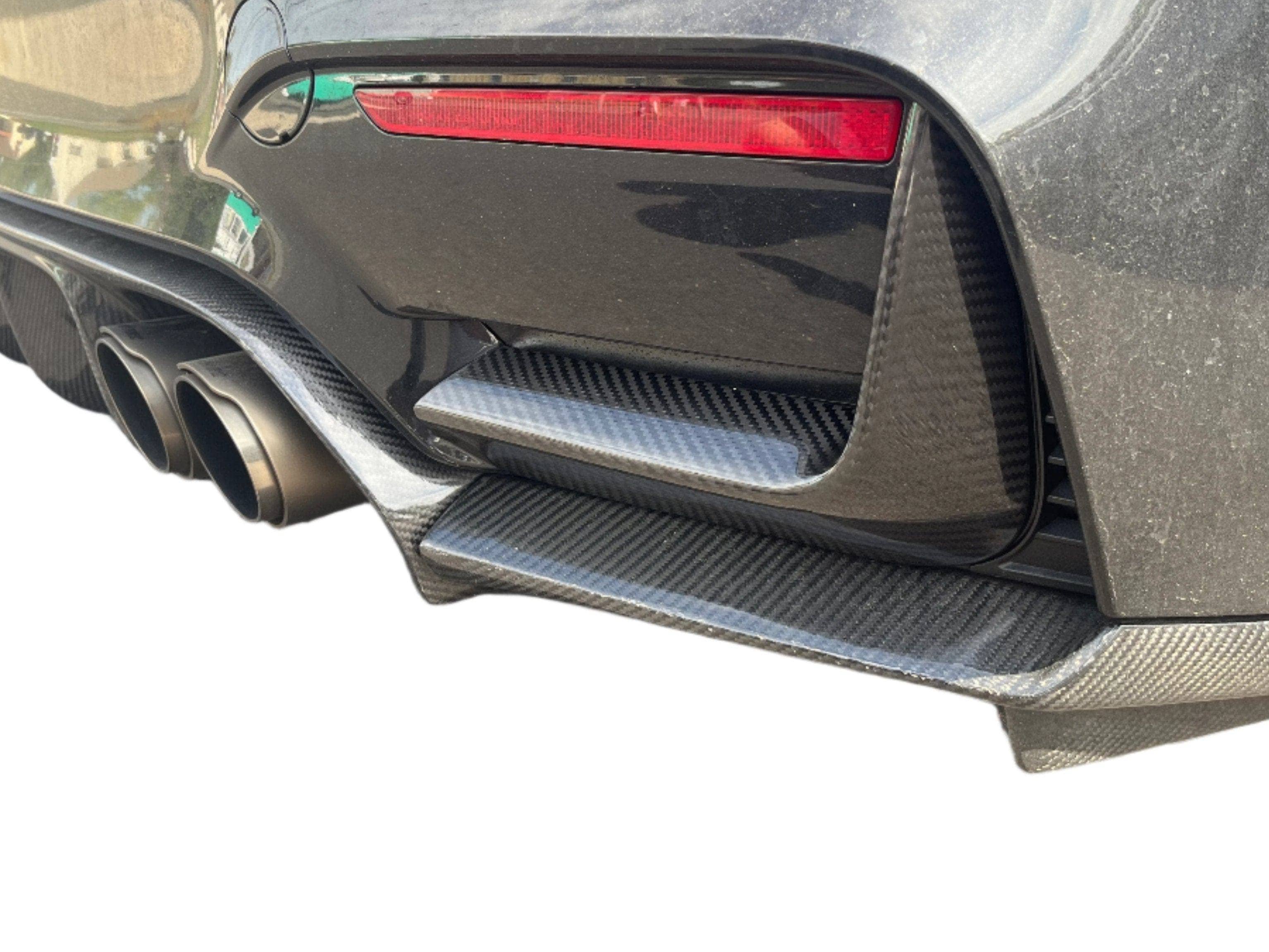 Kies-Motorsports Open Box Item OPEN BOX - Dry Carbon Fiber F80/F82 M3/M4 Rear Reflector Trim