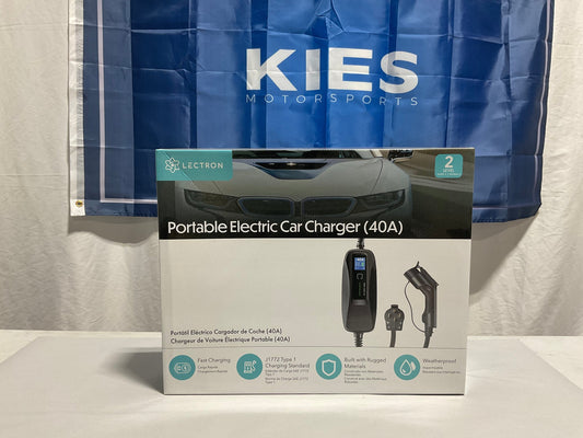 Kies-Motorsports Open Box Item OPEN BOX (EV) - Lectron Portable Level 2 J1772 EV Charger | 240V | 40 Amp | NEMA 14-50 | 16 ft Cord | (NEW)