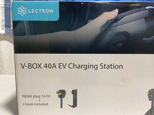 Kies-Motorsports Open Box Item OPEN BOX (EV) - Lectron V-BOX 240V 40A Electric Vehicle (EV) Charging Station With NEMA 14-50 Plug