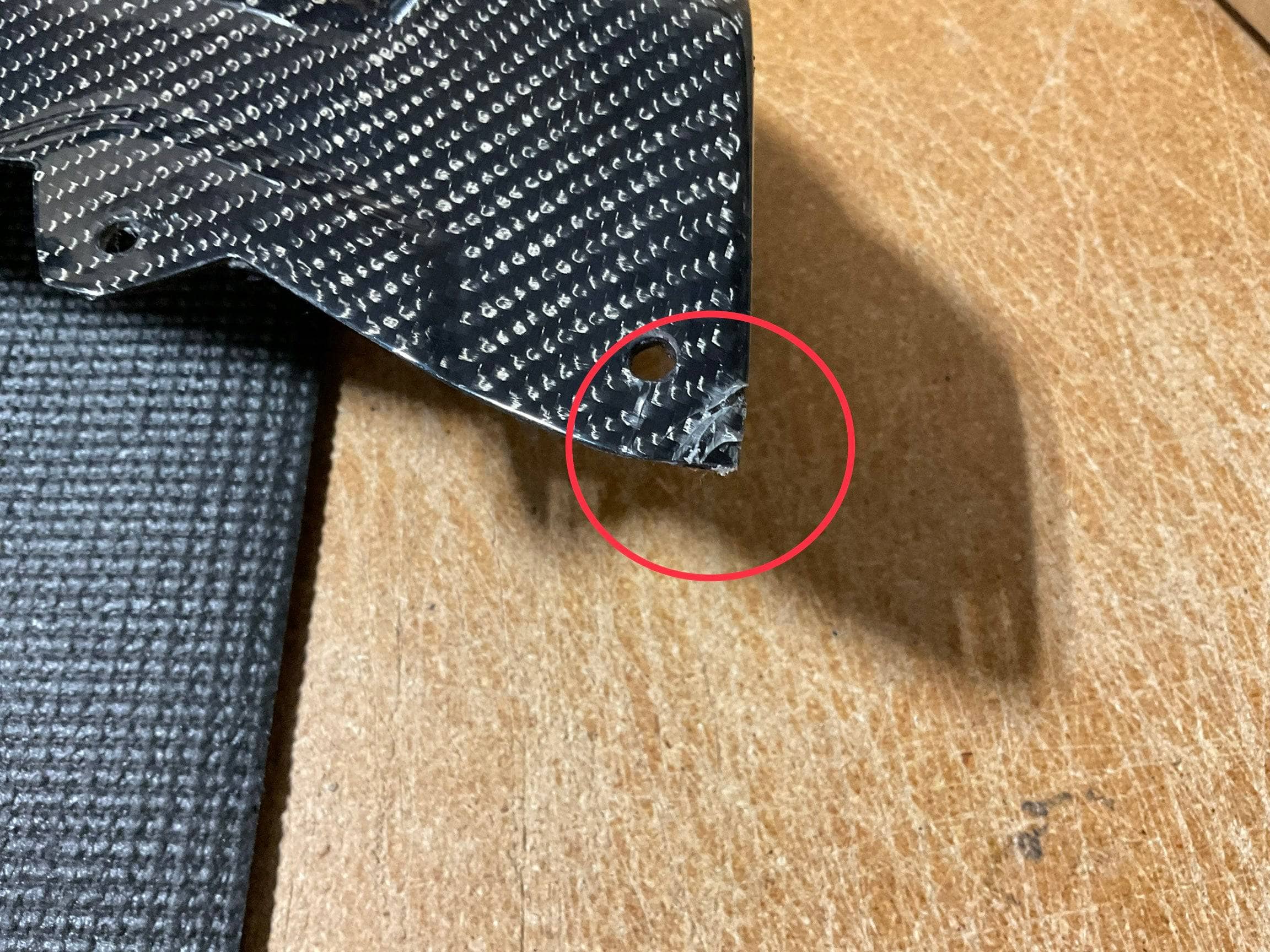 Kies-Motorsports Open Box Item OPEN BOX - F30 328i Carbon Fiber Diffuser (Cracked)