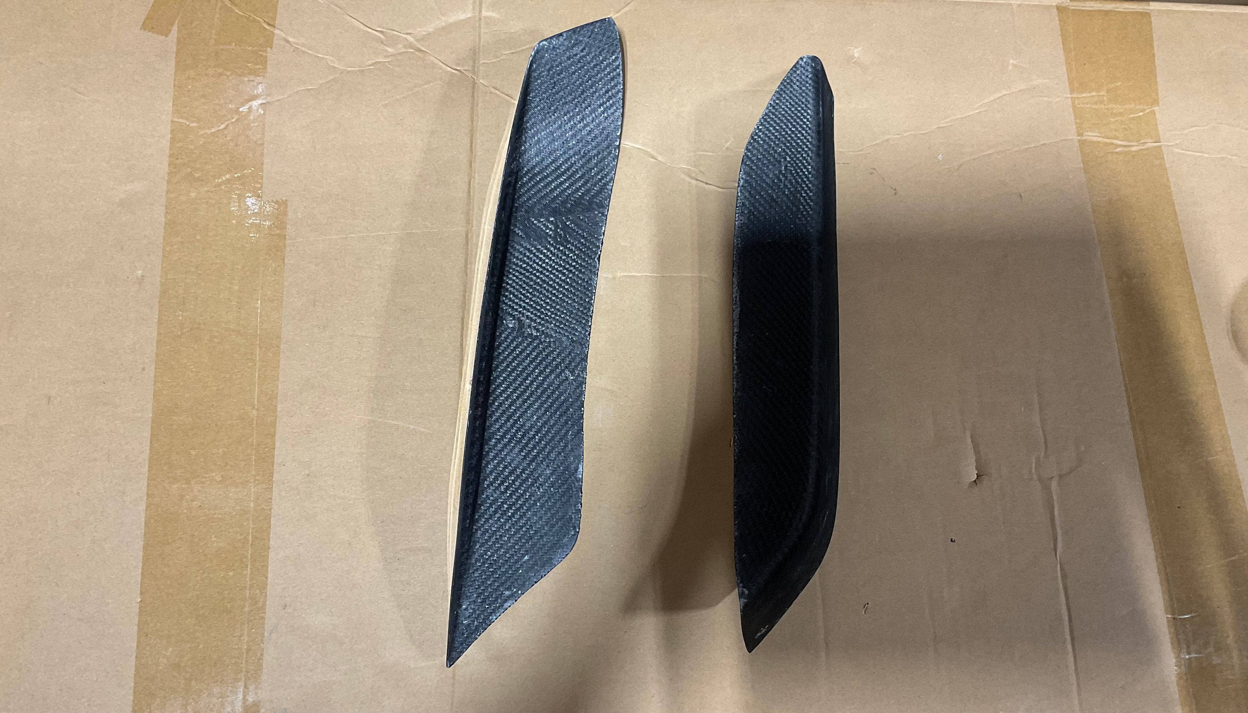 Kies-Motorsports Open Box Item OPEN BOX - F80/F82 M3/M4 Dry Carbon Fiber Front Bumper Upper Splitters