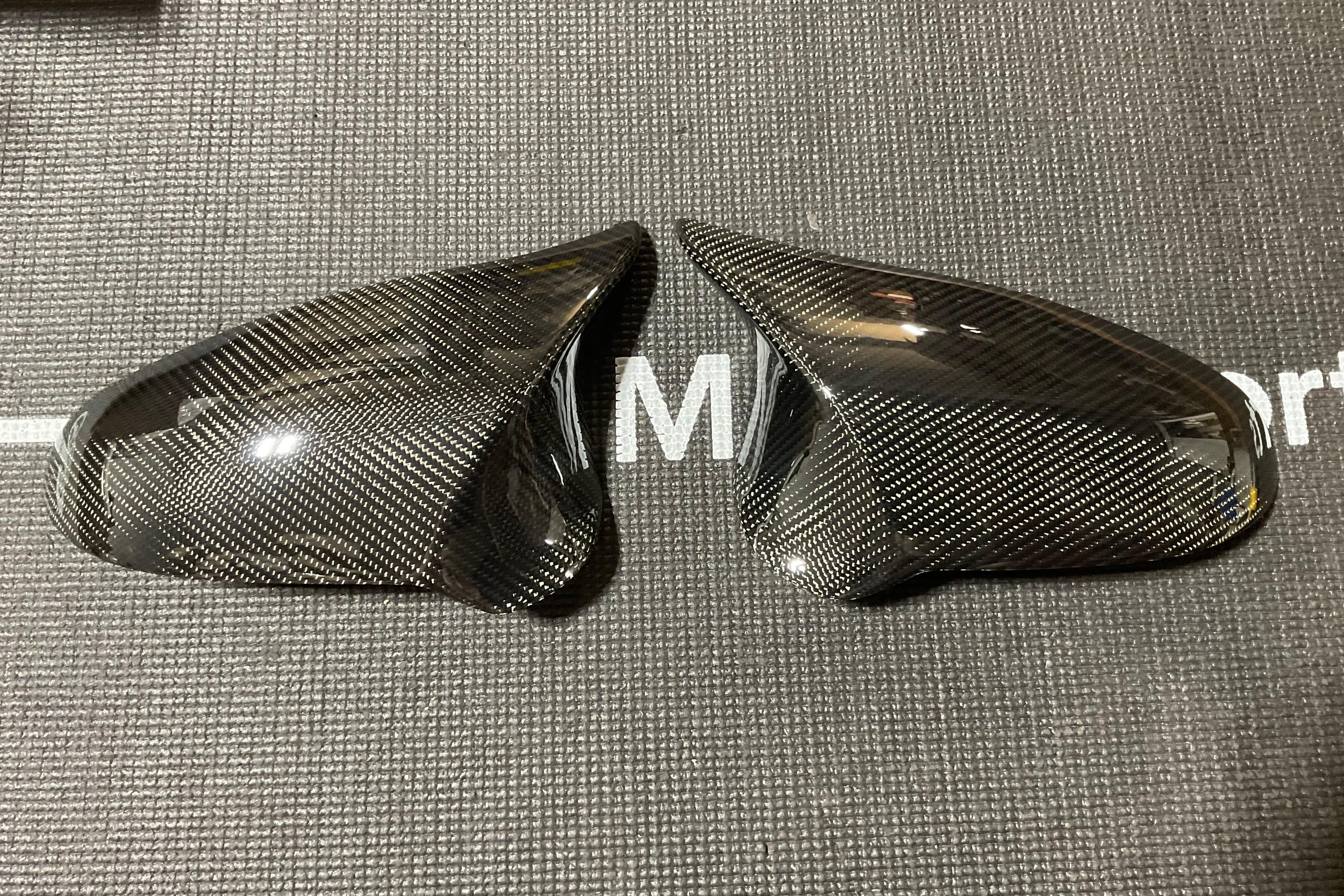Kies-Motorsports Open Box Item OPEN BOX - F8X Carbon Fiber Mirror Cap Replacements