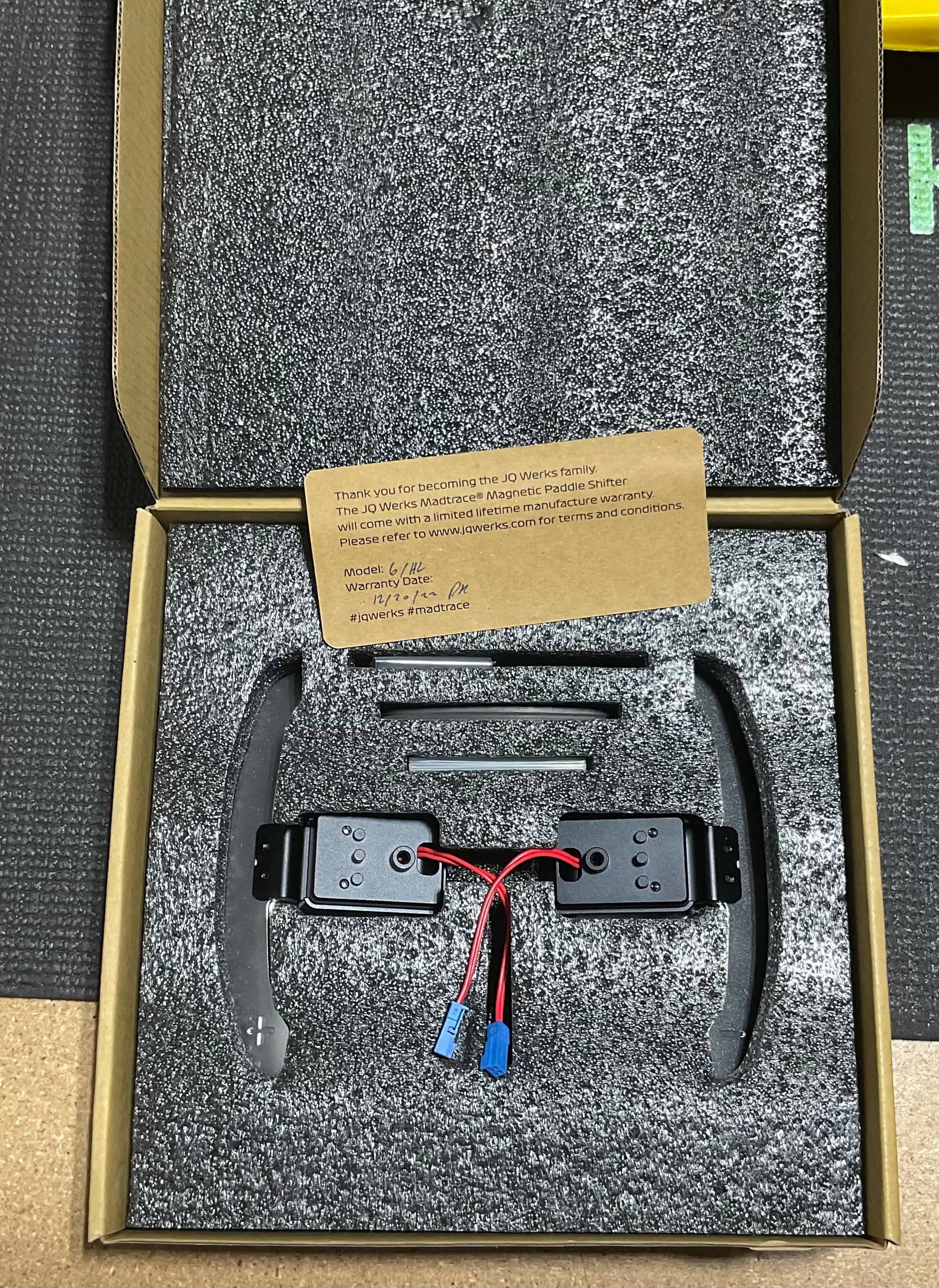 Kies-Motorsports Open Box Item OPEN BOX - JQ Werks Magentic Aluminum Paddle Shifters ( G Series)