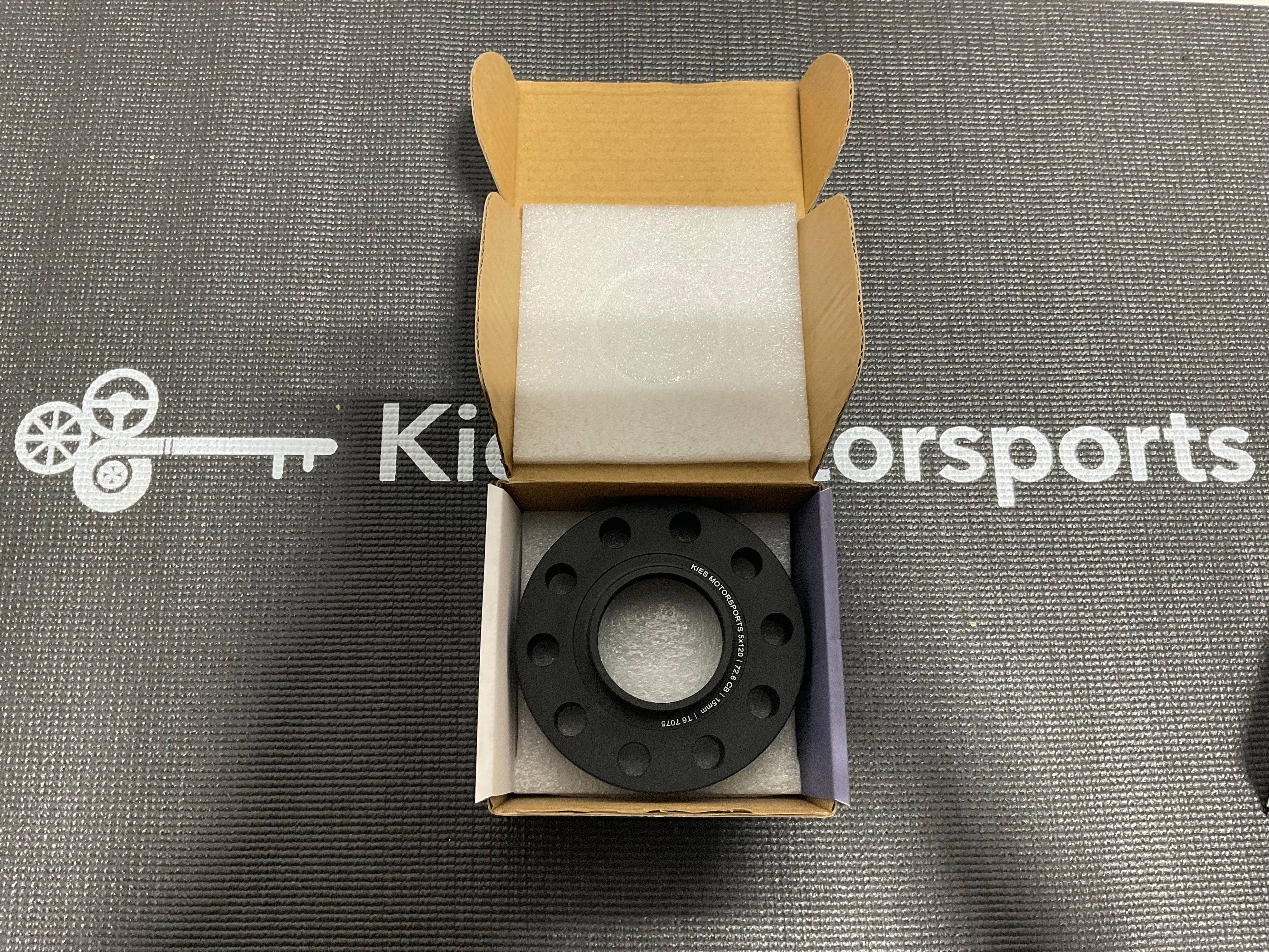 Kies-Motorsports Open Box Item OPEN BOX - Kies BMW F Series Wheel Spacer (w/ Lugs) 15mm (Set of 2) - 5x120