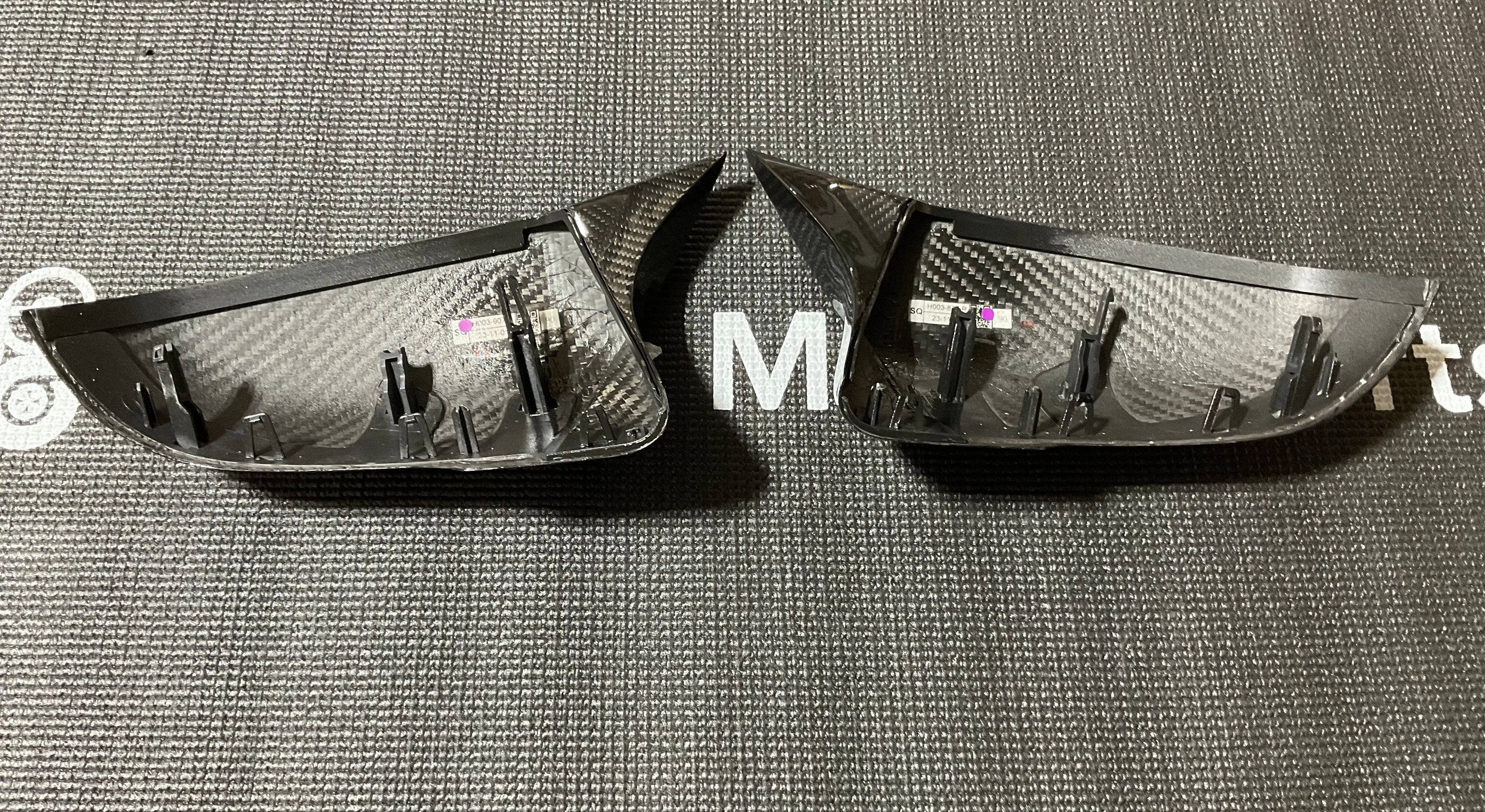 Kies-Motorsports Open Box Item OPEN BOX - Kies BMW F3X Dry Carbon Fiber M-Style Mirror Cap Replacements