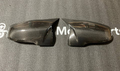 Kies-Motorsports Open Box Item OPEN BOX - Kies BMW F3X Dry Carbon Fiber M-Style Mirror Cap Replacements