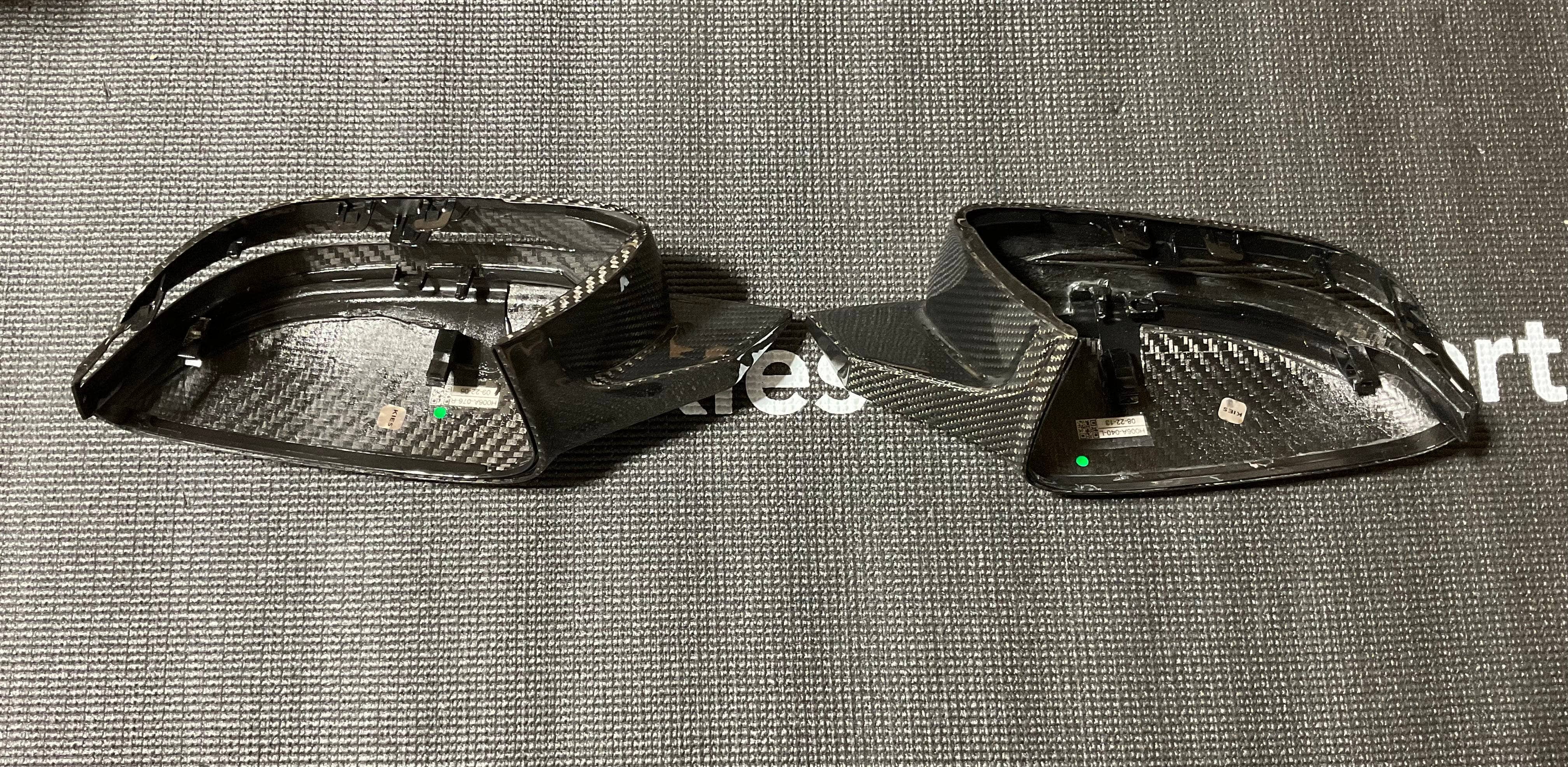 Kies-Motorsports Open Box Item OPEN BOX - Kies BMW G2X (G80 Style) Dry Carbon Fiber Mirror Cap Replacements