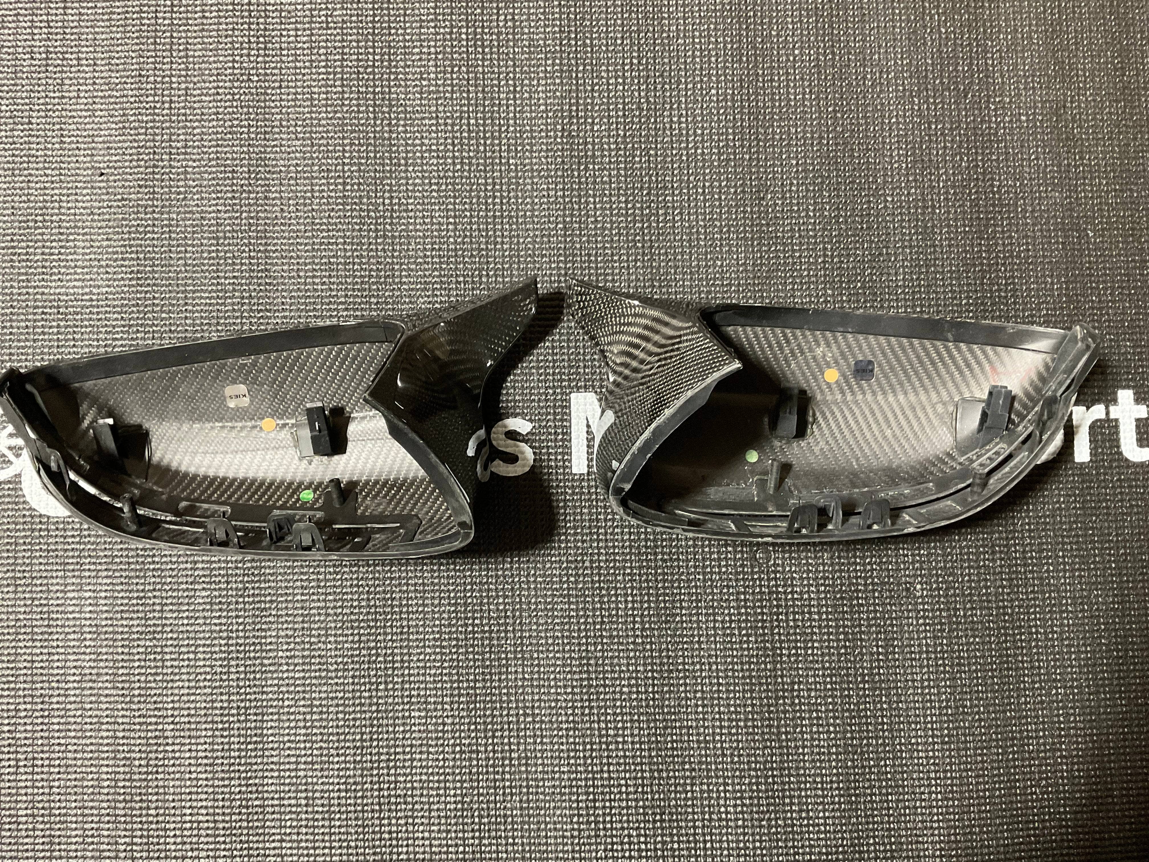 Kies-Motorsports Open Box Item OPEN BOX - Kies BMW G2X M-Style Dry Carbon Fiber Mirror Cap Replacements