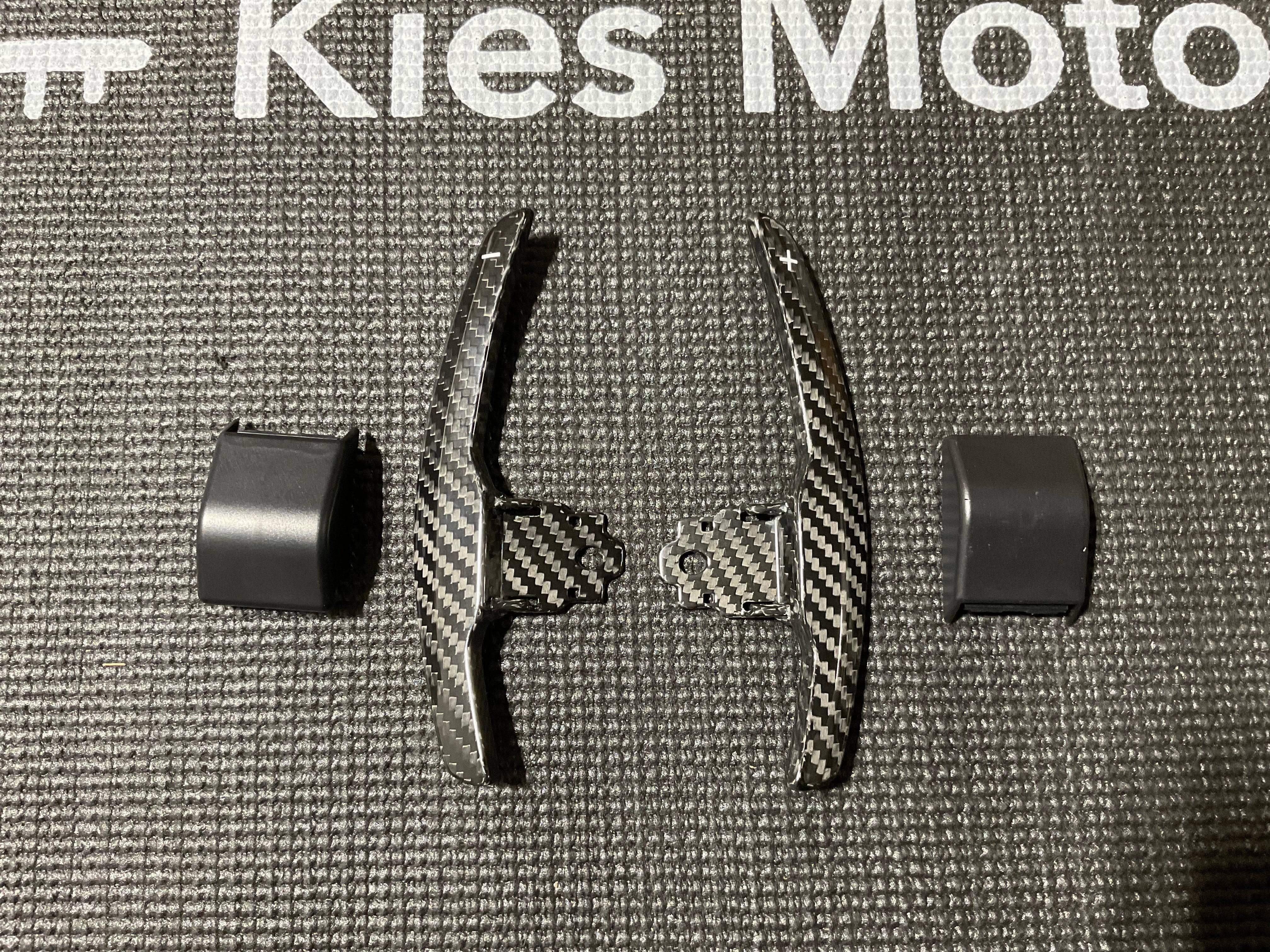 Kies-Motorsports Open Box Item OPEN BOX - Kies Carbon Full Carbon Fiber Paddle Shifter Extensions (Fits: F10, F15, F25, F20, F30, F32, F34, F80, F82, M3, M4, M5, M6)
