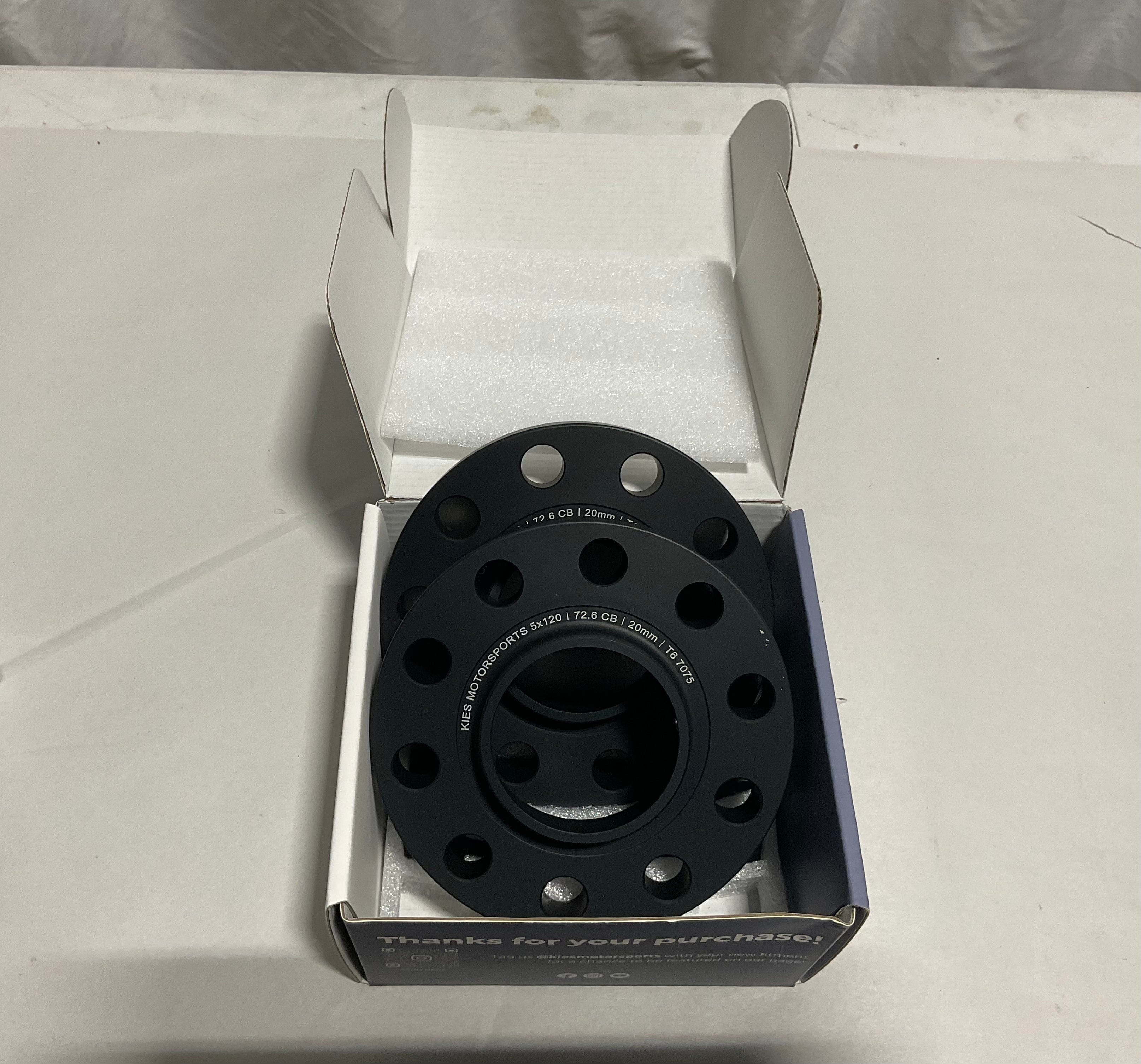 Kies-Motorsports Open Box Item OPEN BOX - Kies F Series Spacer 5x120 - (20mm) - MISSING 2 LUGS