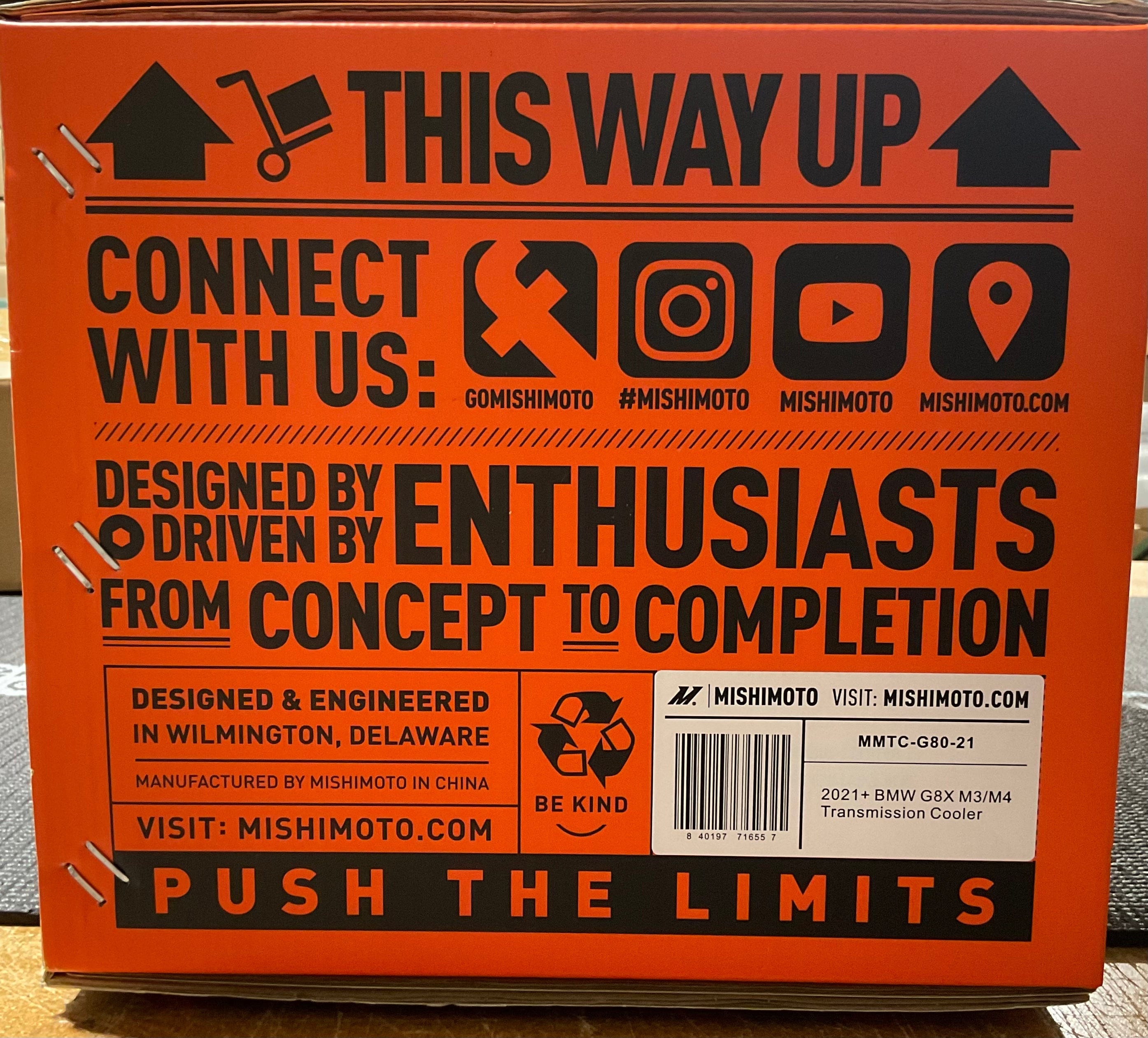Kies-Motorsports Open Box Item OPEN BOX - Mishimoto 2021+ BMW G8X M3/M4 Transmission Cooler