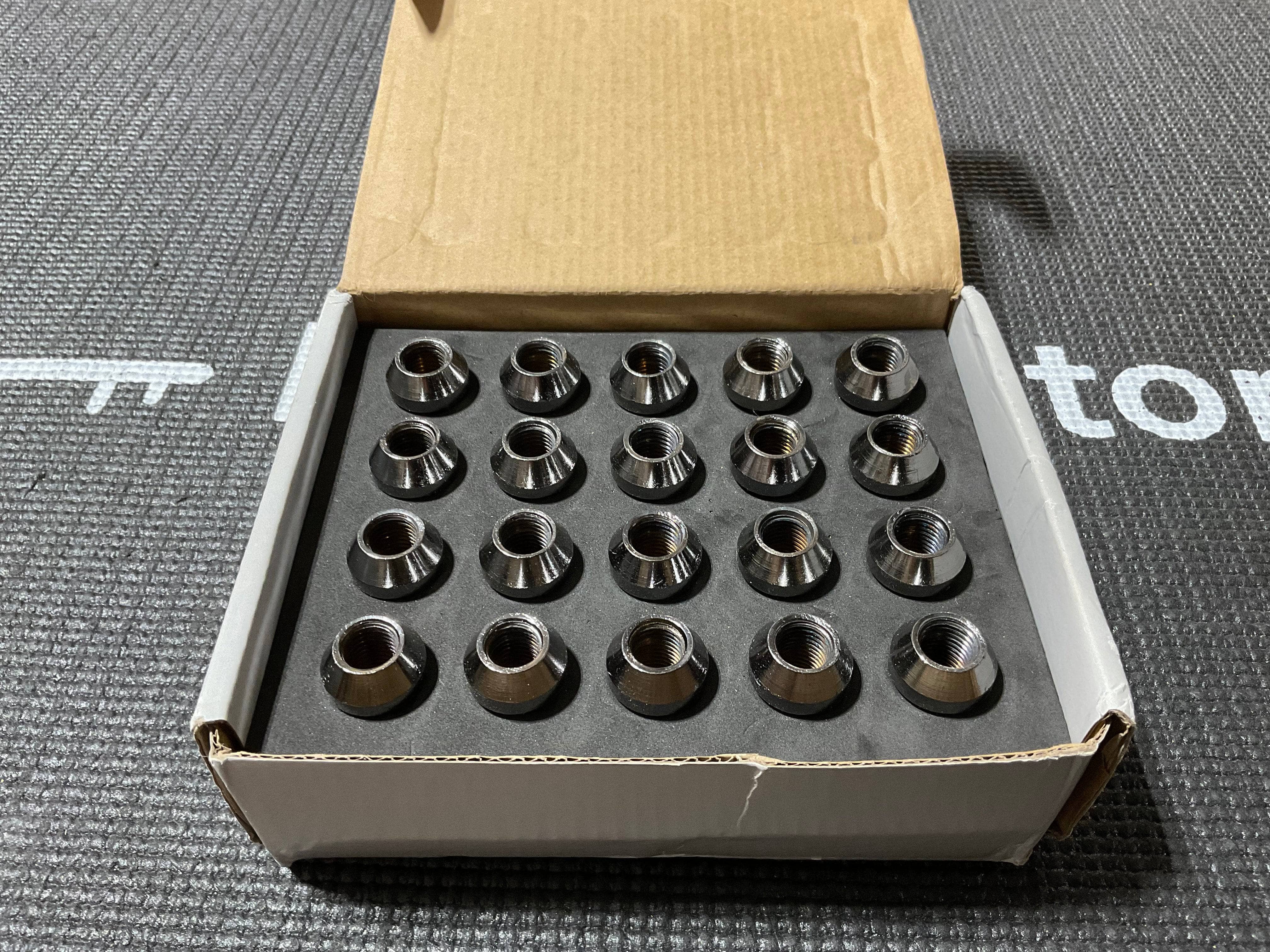 Kies-Motorsports Open Box Item OPEN BOX - Motorsport Hardware 17mm Titan Cold Forged Alloy Steel Race Nuts (12x1.5) - Gunmetal