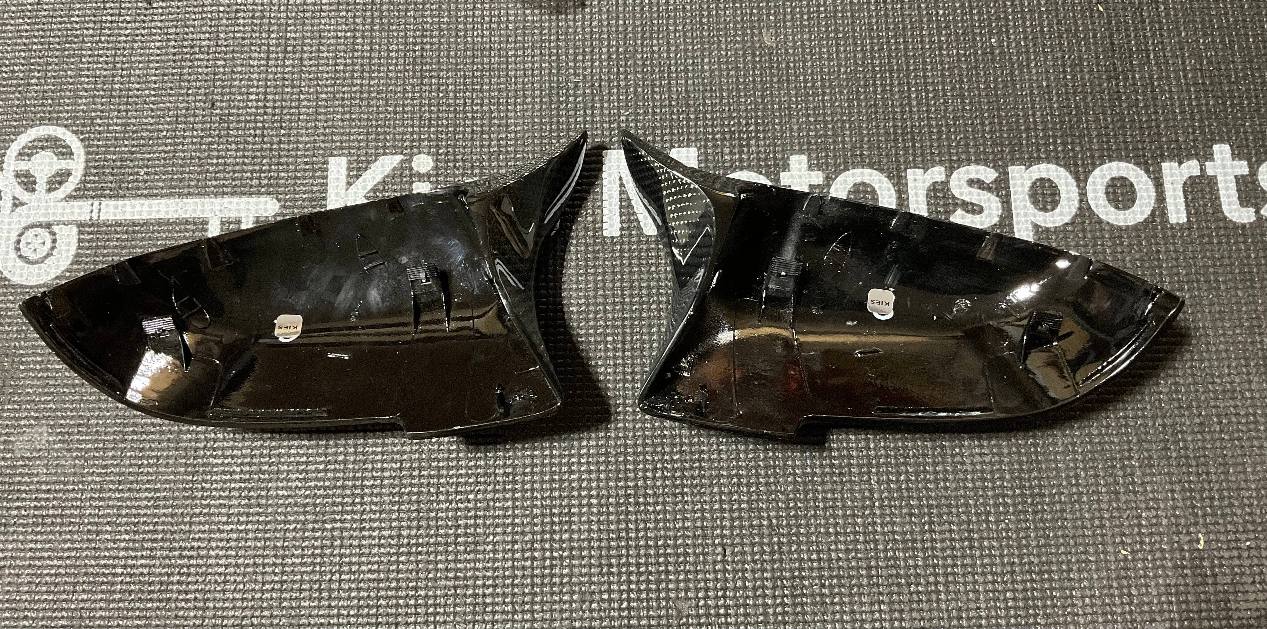 Kies-Motorsports Open Box Item OPEN BOX - Wet Carbon Fiber F10 (LCI) Mirror Cap Replacements