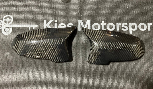 Kies-Motorsports Open Box Item OPEN BOX - Wet Carbon Fiber F10 (LCI) Mirror Cap Replacements