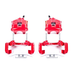 Kies-Motorsports PowerStop Power Stop 01-05 BMW 320i Rear Red Calipers w/Brackets - Pair