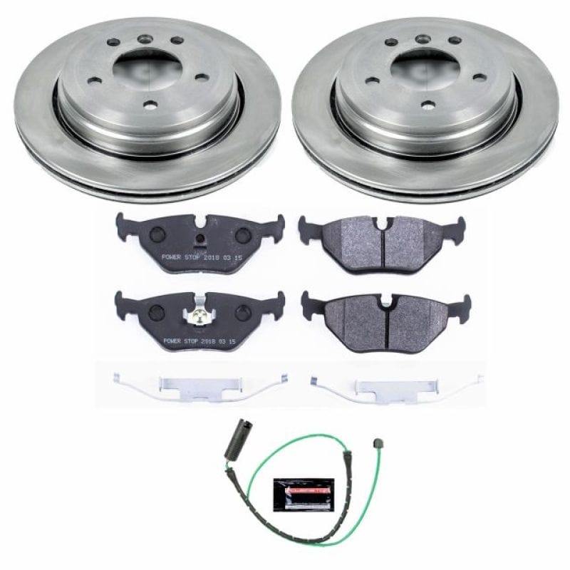 Kies-Motorsports PowerStop Power Stop 01-05 BMW 325xi Rear Track Day SPEC Brake Kit