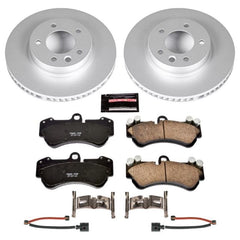 Kies-Motorsports PowerStop Power Stop 04-06 Porsche Cayenne Front Z23 Evolution Sport Coated Brake Kit