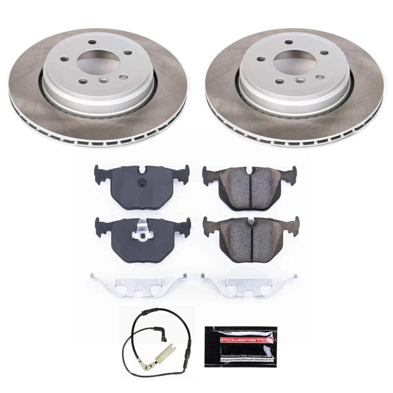 Kies-Motorsports PowerStop Power Stop 04-07 BMW 530i Rear Semi-Coated Rotor Kit