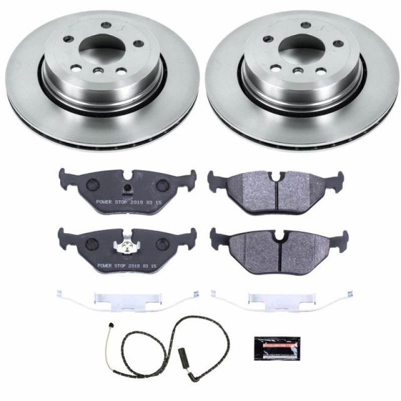 Kies-Motorsports PowerStop Power Stop 04-10 BMW X3 Rear Track Day SPEC Brake Kit