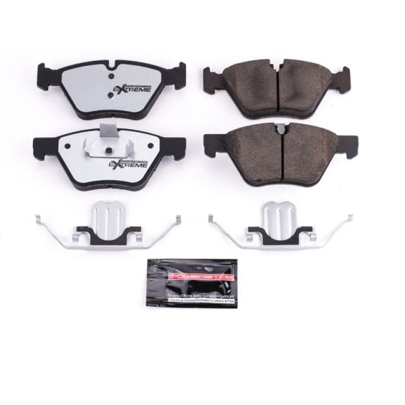 Kies-Motorsports PowerStop Power Stop 06-07 BMW 323i Front Z26 Extreme Street Brake Pads w/Hardware