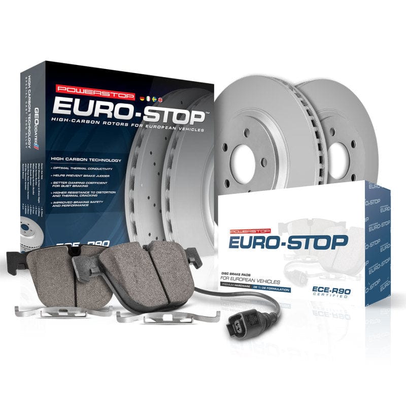 Kies-Motorsports PowerStop Power Stop 06-08 BMW Z4 Front Euro-Stop Brake Kit