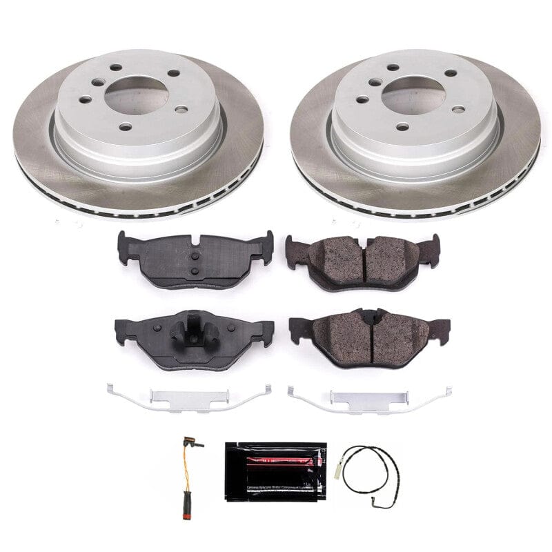 Kies-Motorsports PowerStop Power Stop 07-08 BMW 328xi Rear Semi-Coated Rotor Kit