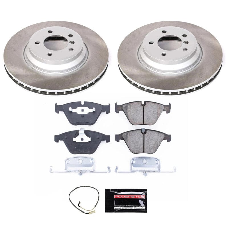 Kies-Motorsports PowerStop Power Stop 07-08 BMW 335xi Front Semi-Coated Rotor Kit