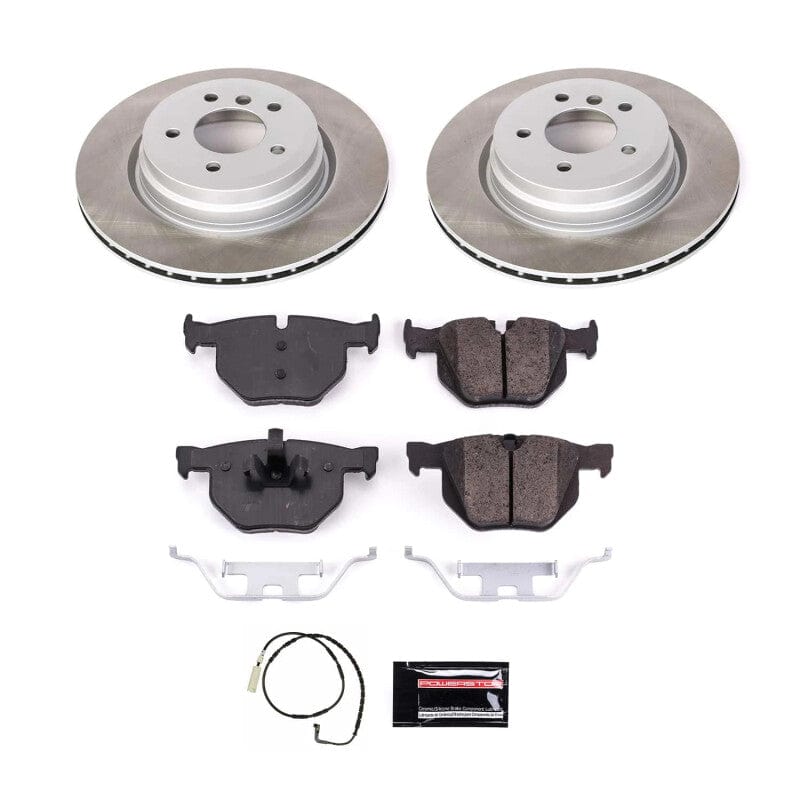Kies-Motorsports PowerStop Power Stop 07-08 BMW 335xi Rear Semi-Coated Rotor Kit
