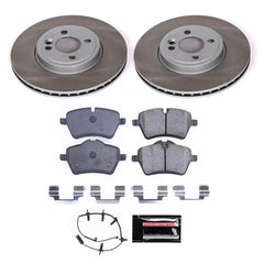 Kies-Motorsports PowerStop Power Stop 07-08 Mini Cooper Front Semi-Coated Rotor Kit