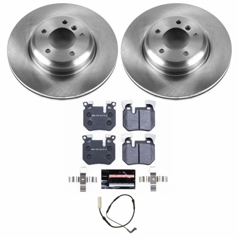 Kies-Motorsports PowerStop Power Stop 08-10 BMW 135i Front Track Day Brake Kit