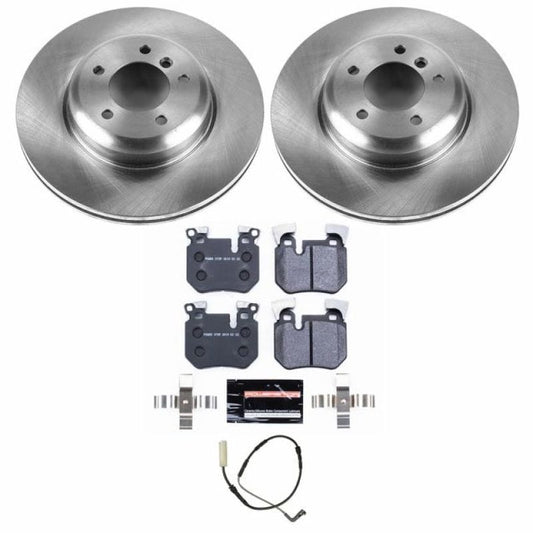 Kies-Motorsports PowerStop Power Stop 08-10 BMW 135i Front Track Day Brake Kit