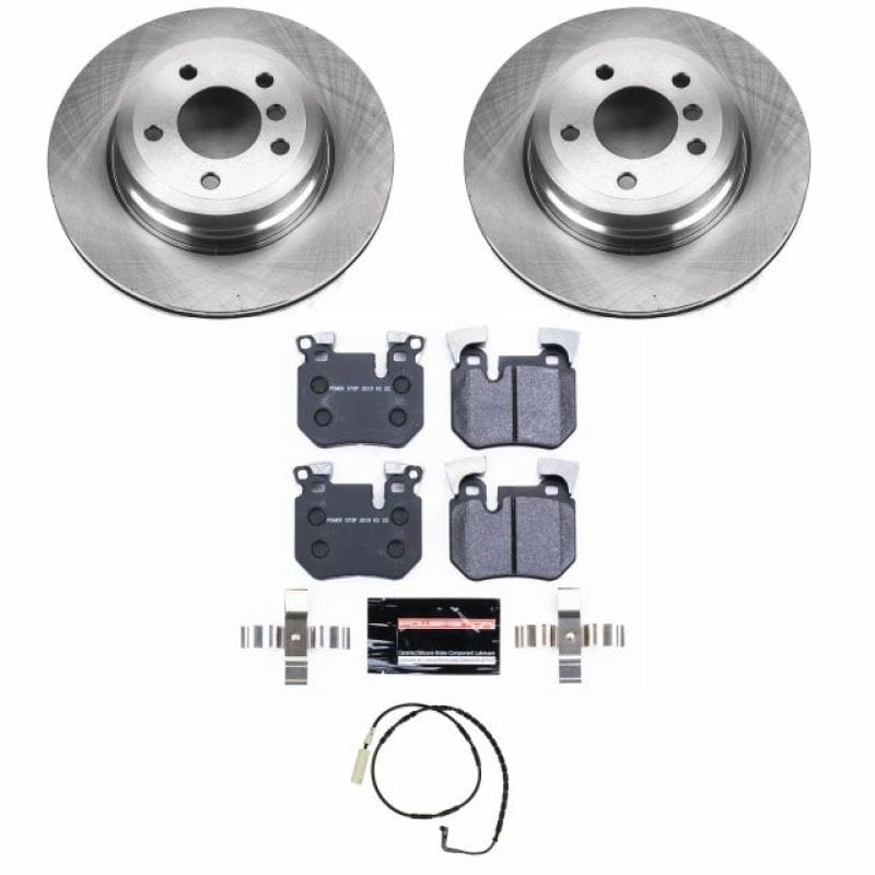 Kies-Motorsports PowerStop Power Stop 08-10 BMW 135i Rear Track Day Brake Kit