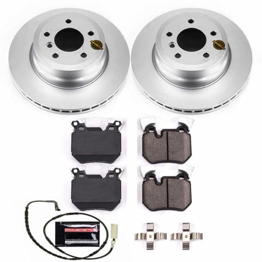 Kies-Motorsports PowerStop Power Stop 08-10 BMW 135i Rear Z23 Evolution Sport Coated Brake Kit