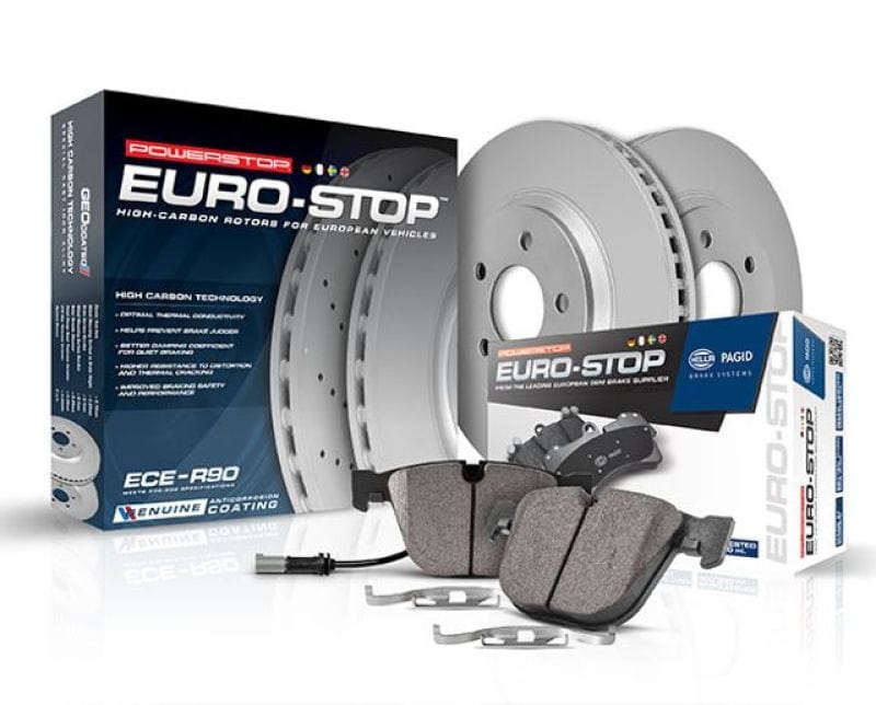 Kies-Motorsports PowerStop Power Stop 08-10 BMW 328i Front Euro-Stop Brake Kit