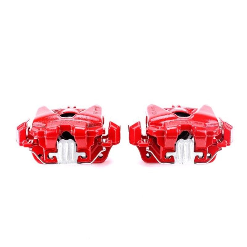 Kies-Motorsports PowerStop Power Stop 08-13 BMW 328i Front Red Calipers w/Brackets - Pair