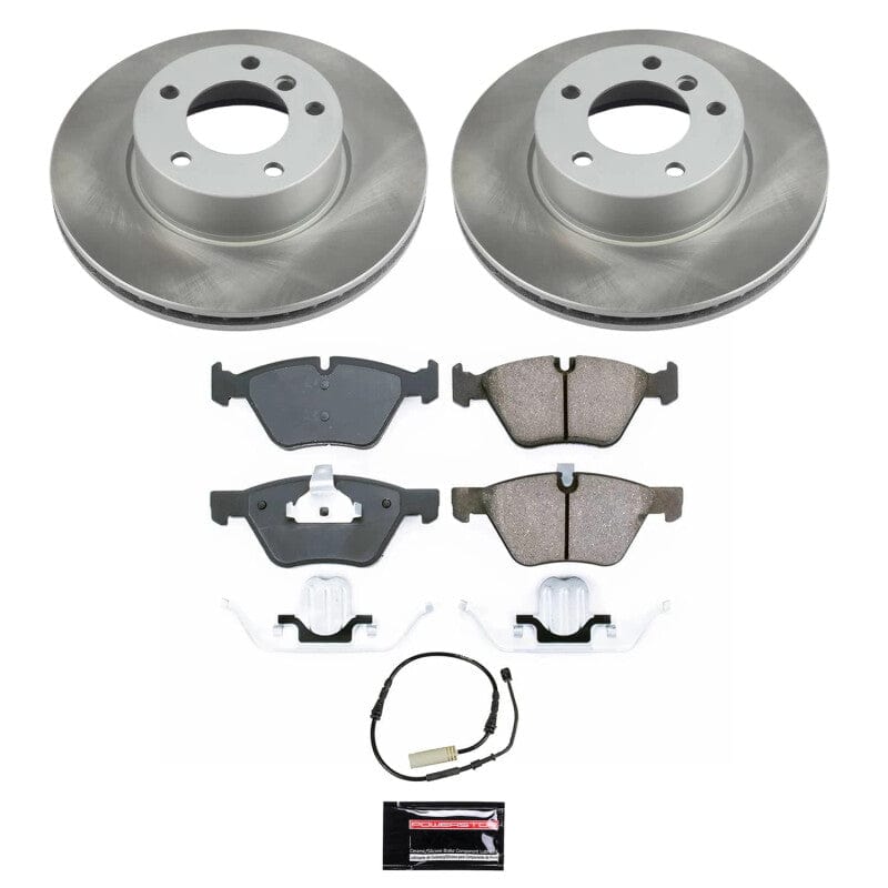 Kies-Motorsports PowerStop Power Stop 10-13 BMW 128i Front Semi-Coated Rotor Kit