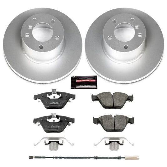 Kies-Motorsports PowerStop Power Stop 11-12 BMW 328i xDrive Front Z23 Evolution Sport Coated Brake Kit