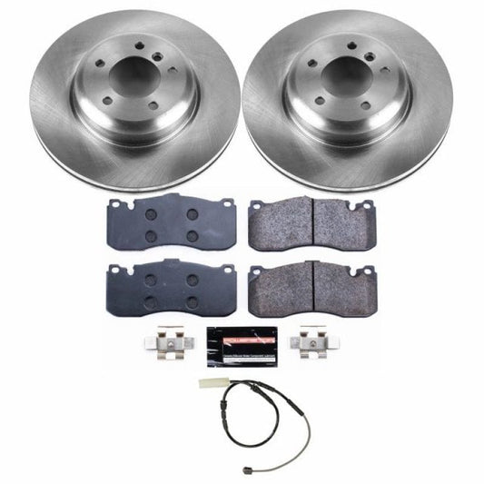 Kies-Motorsports PowerStop Power Stop 11-13 BMW 135i Front Track Day Brake Kit