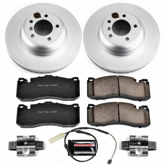 Kies-Motorsports PowerStop Power Stop 11-13 BMW 135i Front Z23 Evolution Sport Coated Brake Kit