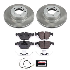 Kies-Motorsports PowerStop Power Stop 11-13 BMW 328i Front Semi-Coated Rotor Kit