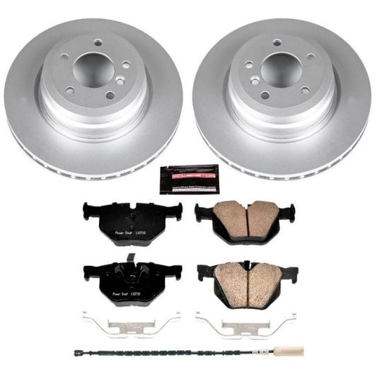 Kies-Motorsports PowerStop Power Stop 11-13 BMW 335i Rear Z23 Evolution Sport Coated Brake Kit