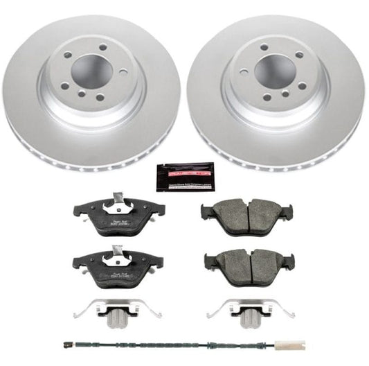 Kies-Motorsports PowerStop Power Stop 11-13 BMW 335i xDrive Front Z23 Evolution Sport Coated Brake Kit