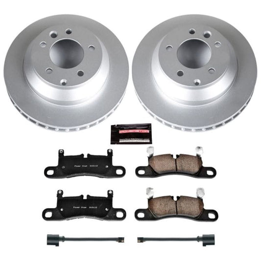 Kies-Motorsports PowerStop Power Stop 11-18 Porsche Cayenne Rear Z23 Evolution Sport Coated Brake Kit