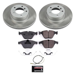 Kies-Motorsports PowerStop Power Stop 13-15 BMW X1 Front Semi-Coated Rotor Kit