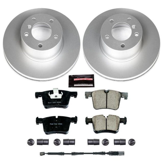 Kies-Motorsports PowerStop Power Stop 14-16 BMW 228i Front Z23 Evolution Sport Coated Brake Kit